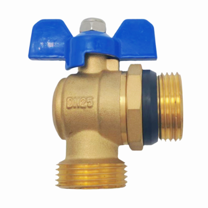 All-copper angled ball valve
