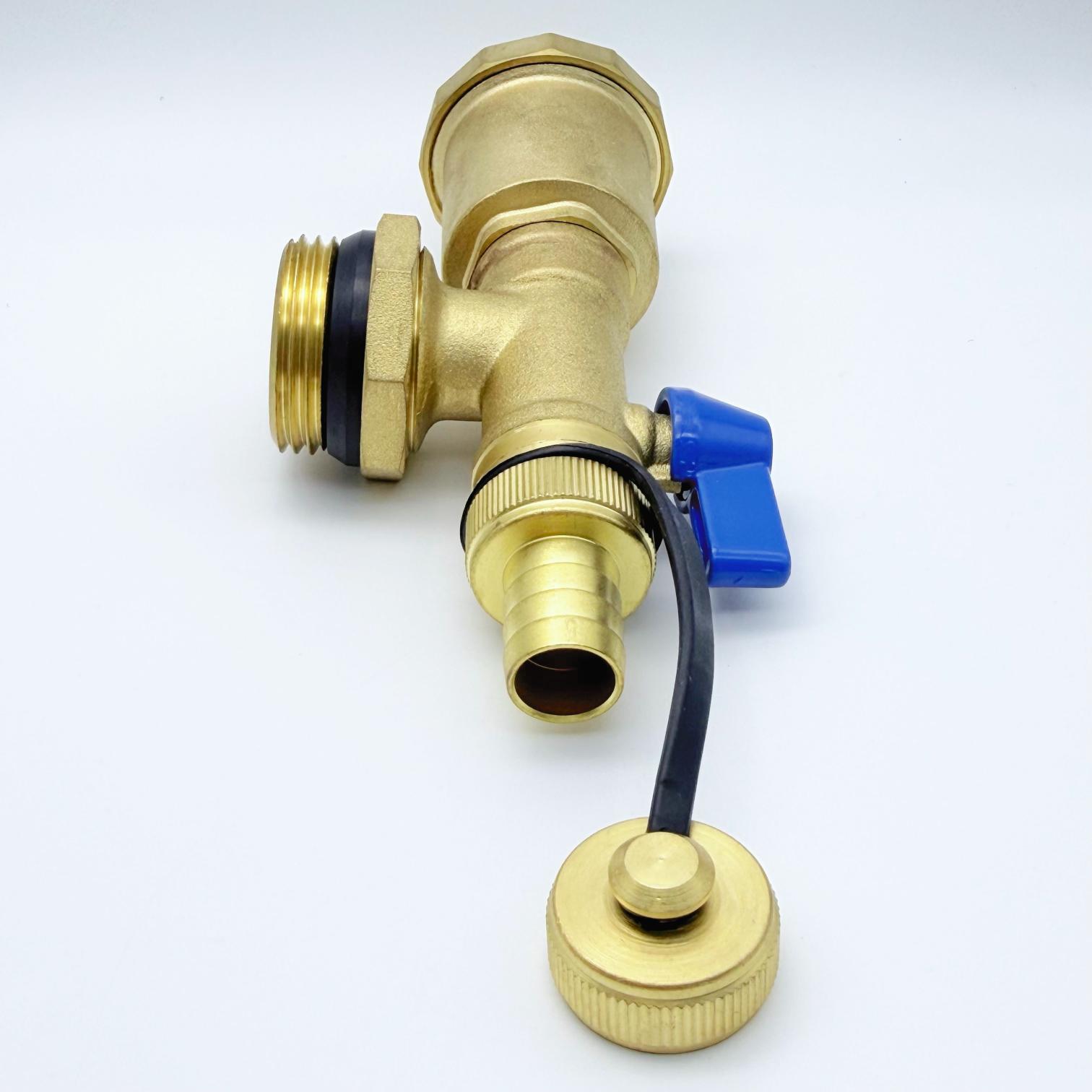 Automatic air vent and drain valve