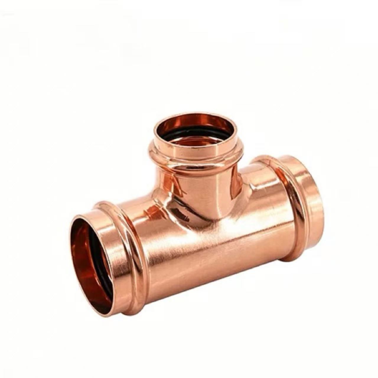 Double-Press Reducing T-Type Pipe Fitting
