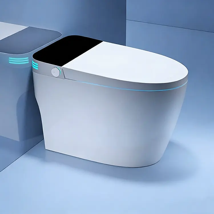 LED Digital Display Automatic Lid Flip-Top Foam Shield Siphon Smart Toilet LED Digital Display Automatic Lid Flip-Top Foam Shield Siphon Smart Toilet