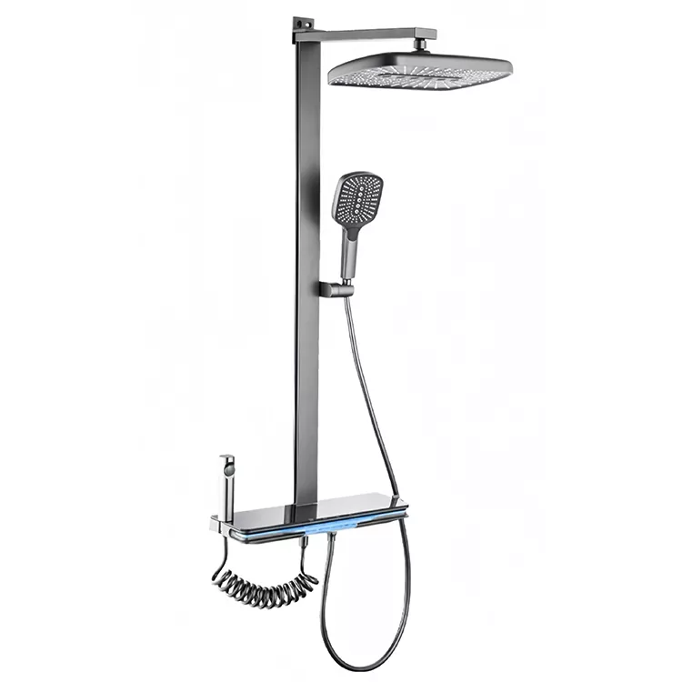 Multi-Functional Shower Set With Spray Gun Holder