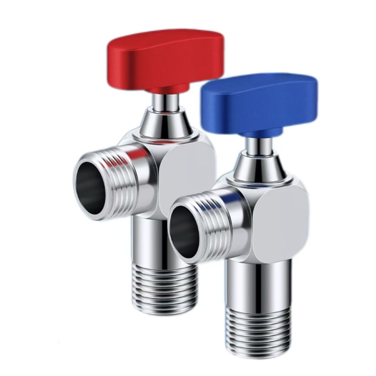 T-Handle Red And Blue Distinguishing Angle Valve T-Handle Red And Blue Distinguishing Angle Valve