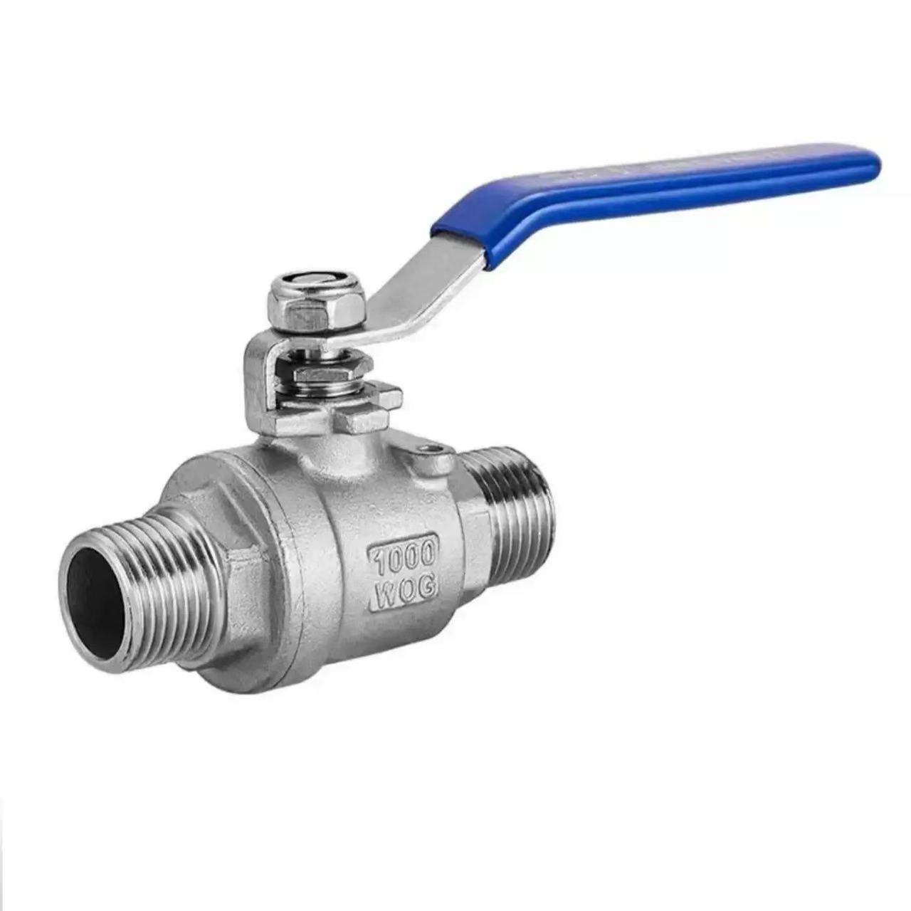 Two-piece double male thread ball valve Two-piece double male thread ball valve
