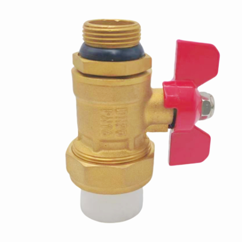 Vertical PPR25 Ball Valve with Male Thread